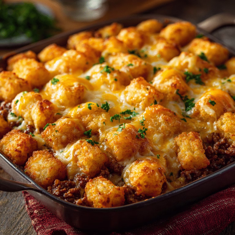 Tater Tot Casserole Recipe: The Ultimate Comfort Food for Any Occasion
