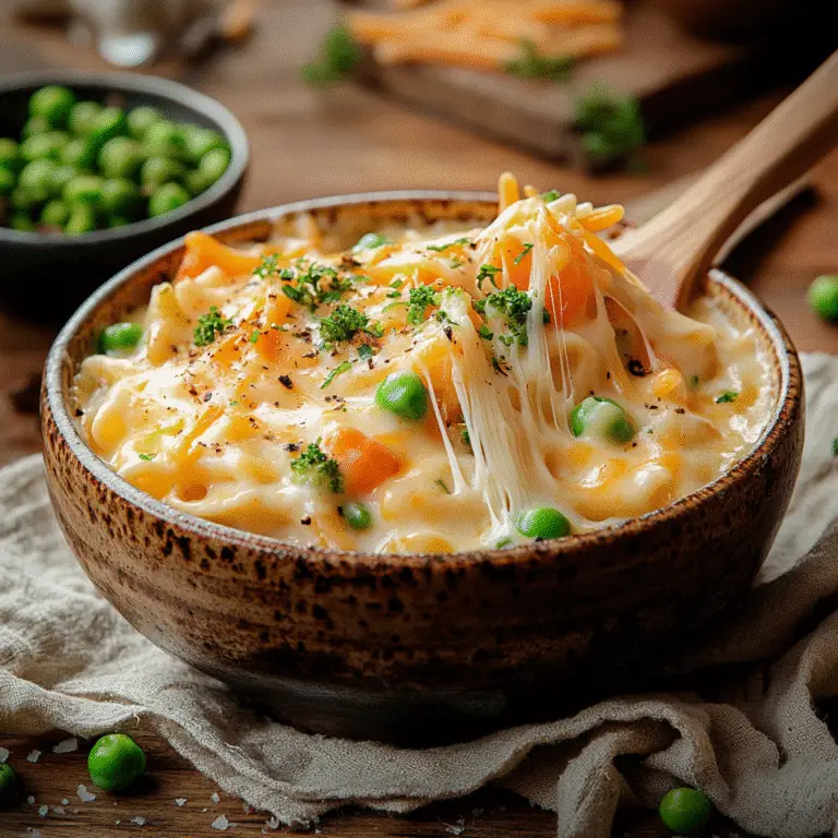 ???? One-Pot Cheesy Veggie Pasta