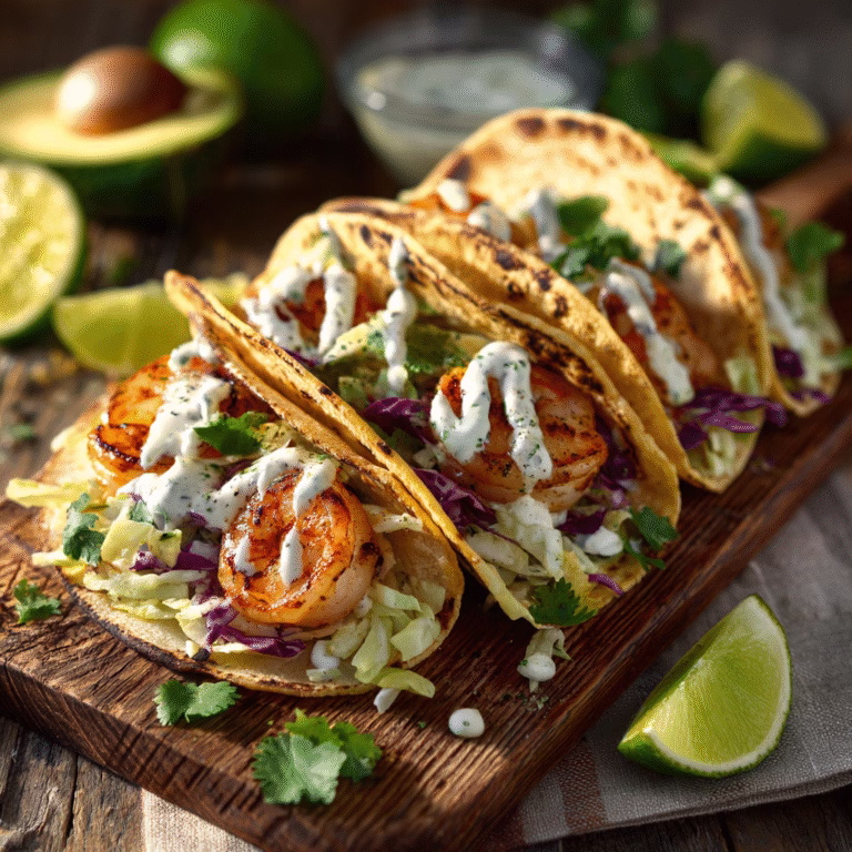 Homemade Shrimp Tacos (Quick & Tasty)
