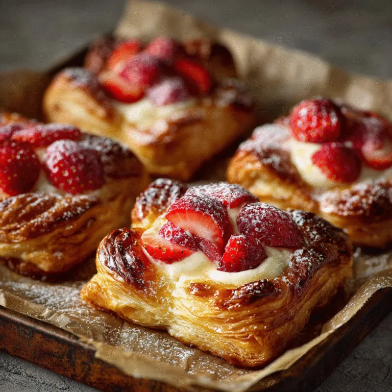 Strawberry Cream Cheese Danish