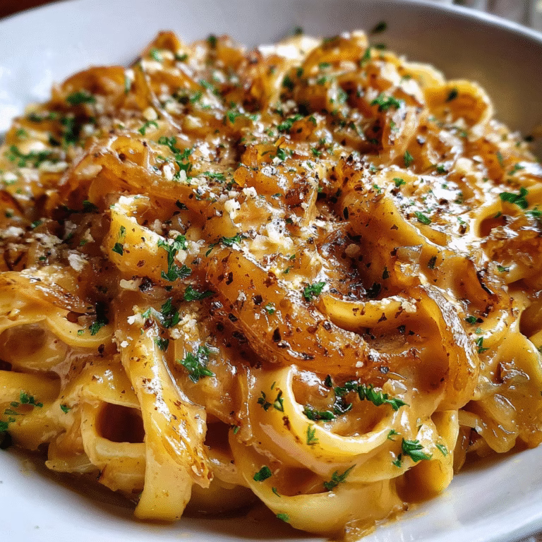 French Onion Pasta