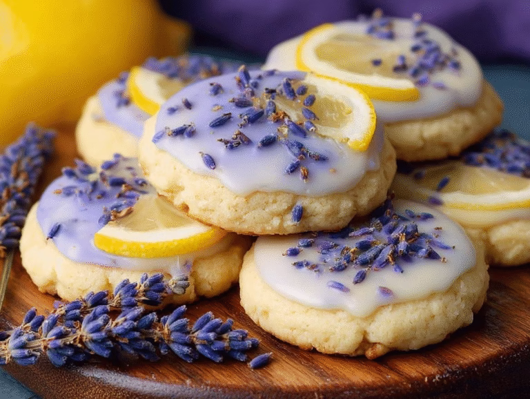 Lemon Lavender Cookies: A Delicate and Zesty Treat for Every Occasion