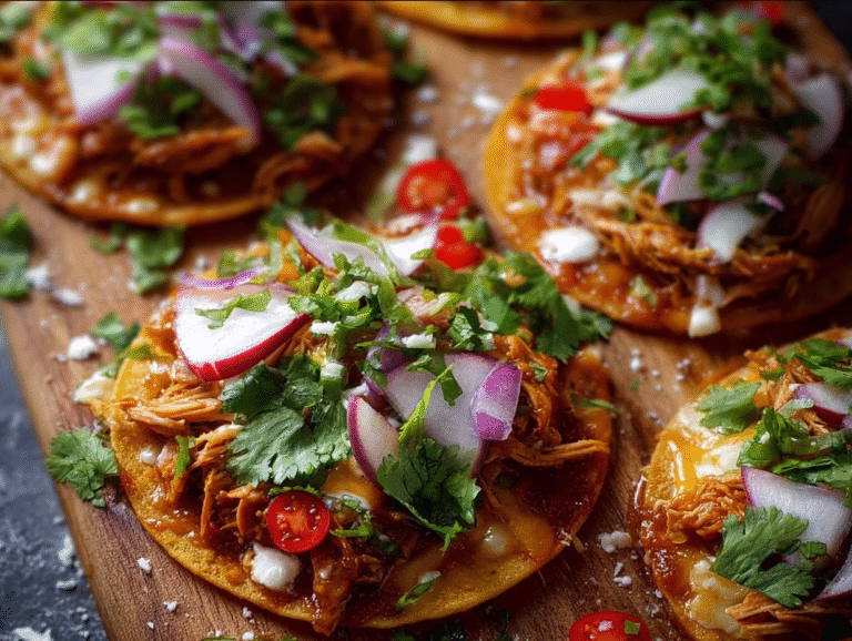 Tasty Rotisserie Chicken Tostadas — Quick, Crunchy & Flavor-Packed