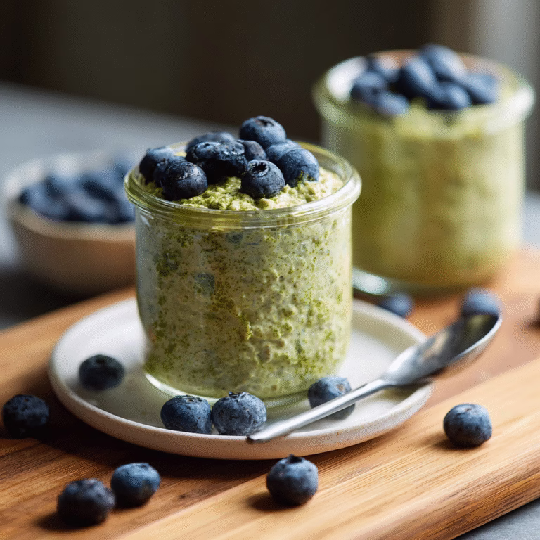 Matcha Overnight Oats with Protein: A Clean Energy Breakfast