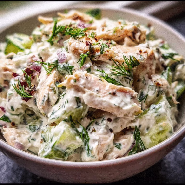 Tzatziki Chicken Salad-Creamy, Fresh & Protein-Packed!