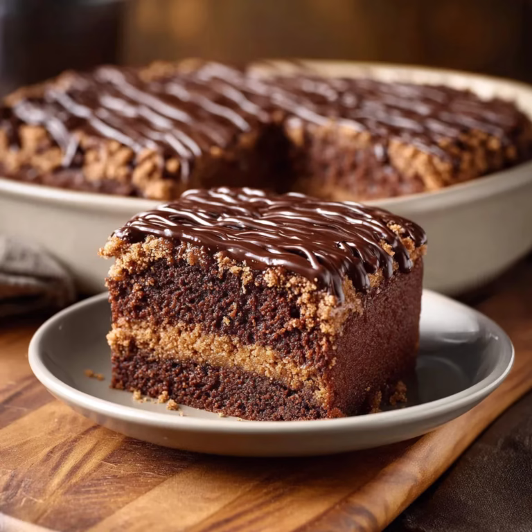 Chocolate Coffee Cake: Rich, Moist Cake with Cinnamon Streusel