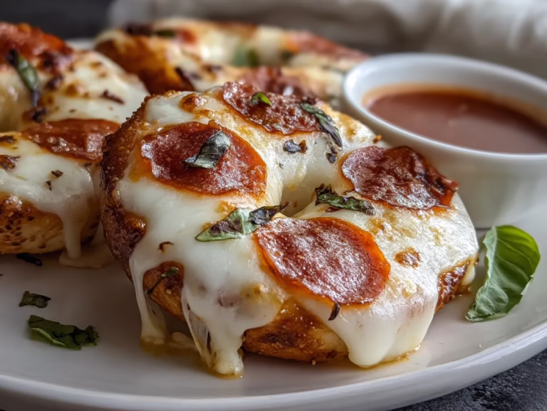 Air Fryer Pizza Bagels (Quick & Easy!)