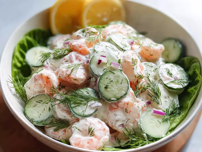 Creamy Cucumber Shrimp Salad: A Light & Flavorful Favorite