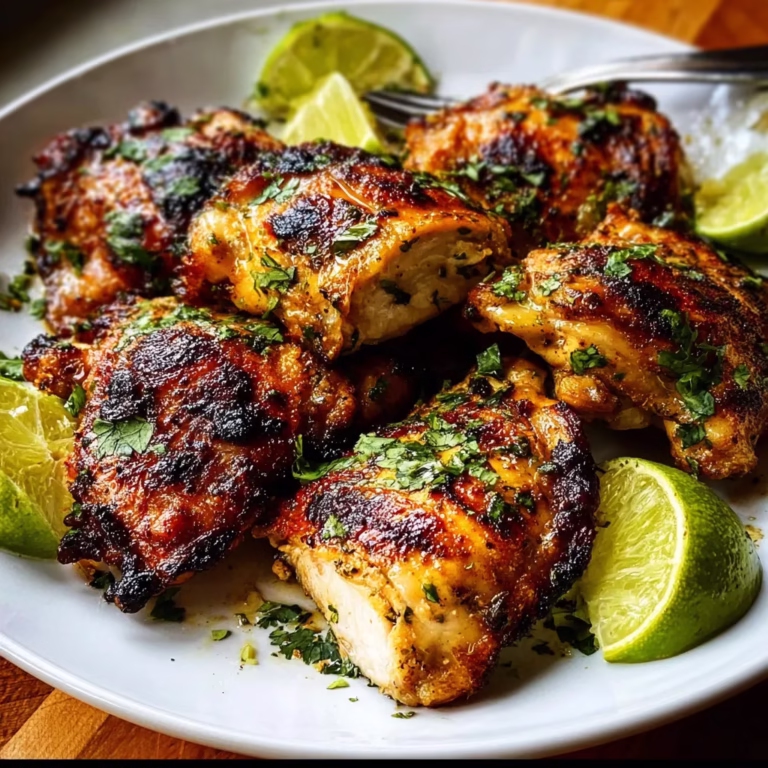 Cilantro Lime Chicken Thighs Recipe – Juicy, Crispy & Bursting with Fresh Flavors!