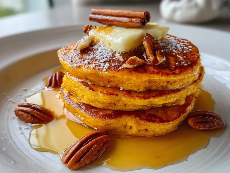 Pumpkin Cottage Cheese Pancakes: Protein-Packed Fall Breakfast