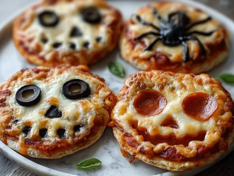 DIY Mini Halloween Pizzas You’ll Love