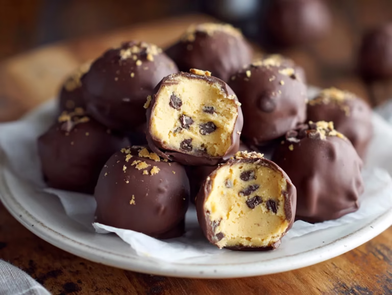 Ultimate No-Bake Chocolate Chip Cookie Dough Truffles – Safe, Delicious & Ready in 30 Minutes!