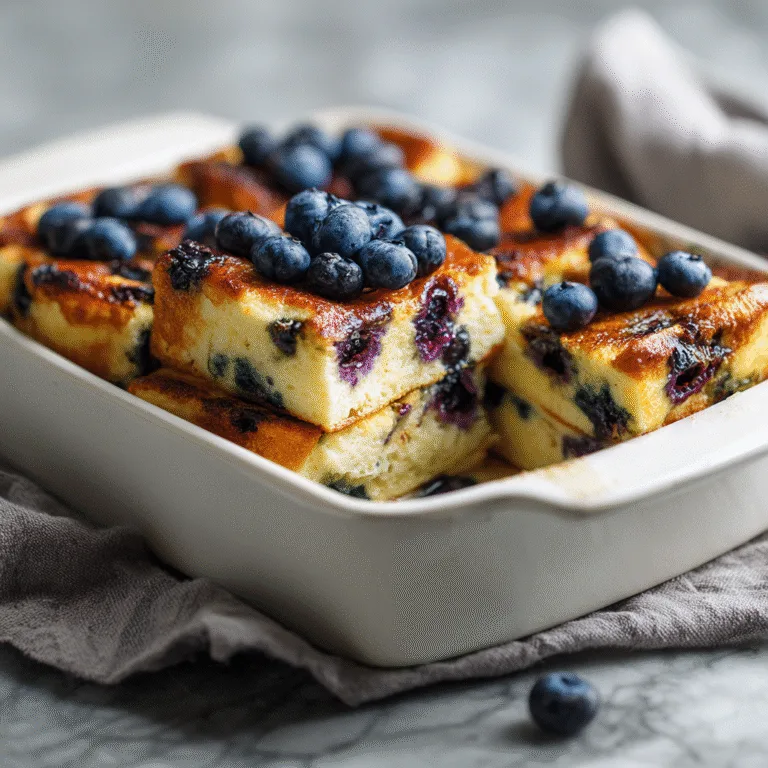 Blueberry Buttermilk Pancake Casserole: Irresistible Lazy Day Breakfast