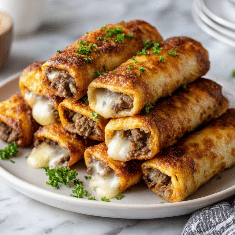 Keto Philly Cheesesteak Rolls (Low-Carb, Cheesy & Satisfying)