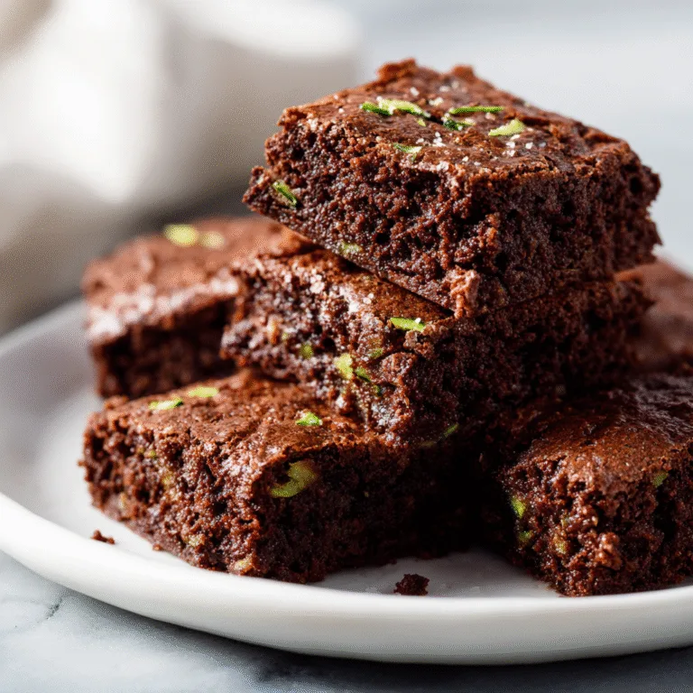 Zucchini Brownies (Hidden Veggie Recipe): Fudgy, Decadent, and Secretly Healthy