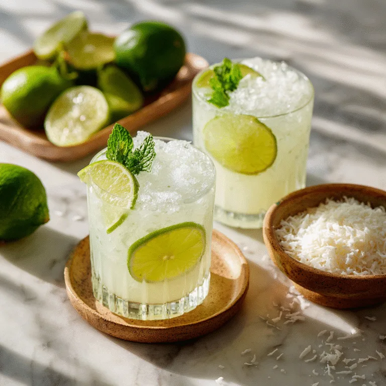 Coconut Lime Summer Mocktail (Refreshing, Tropical & Easy)