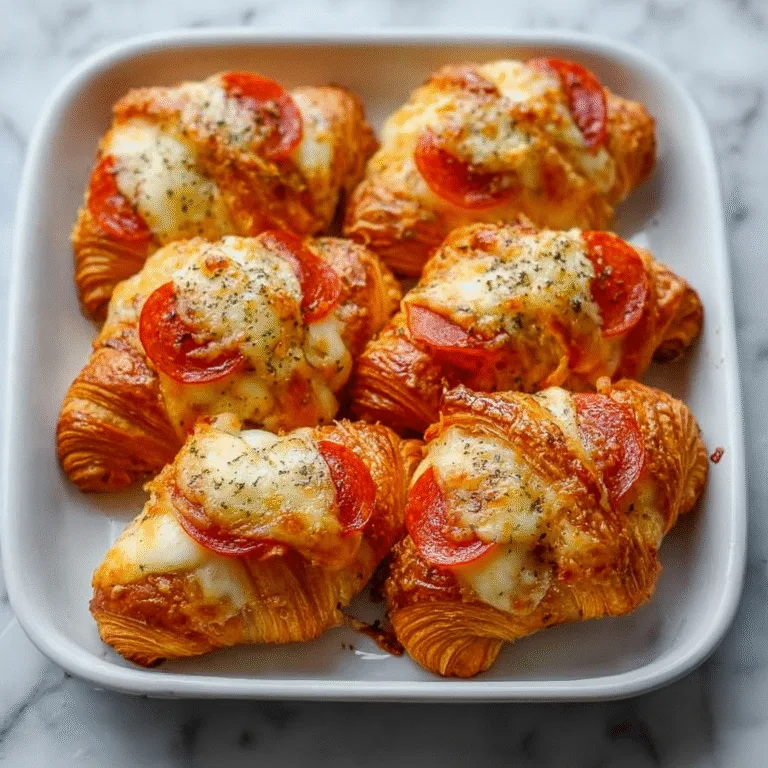 Mozzarella Pepperoni Croissant Rolls: Gooey, Cheesy, Irresistible Snack or Appetizer