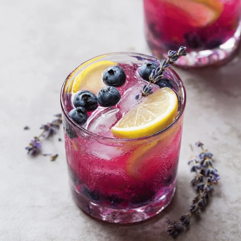 Refreshing Blueberry Lemonade – A Sweet & Tangy Summer Drink