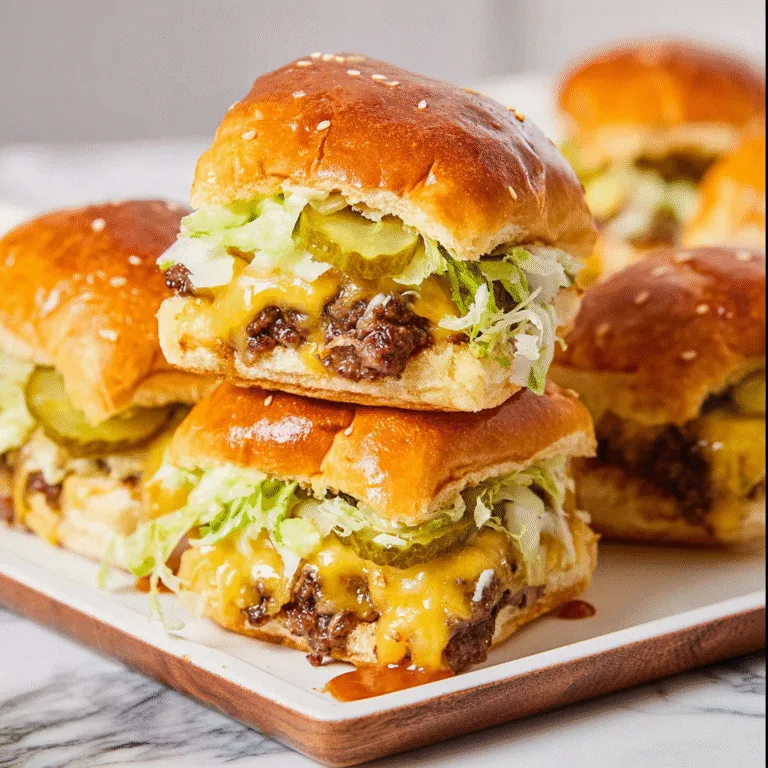Ultimate Big Mac-Style Sliders – Mini Burgers for Game Day & Parties