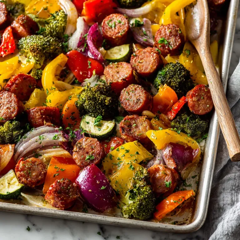 Sheet Pan Sausage & Veggies (Ready in 30 Minutes)