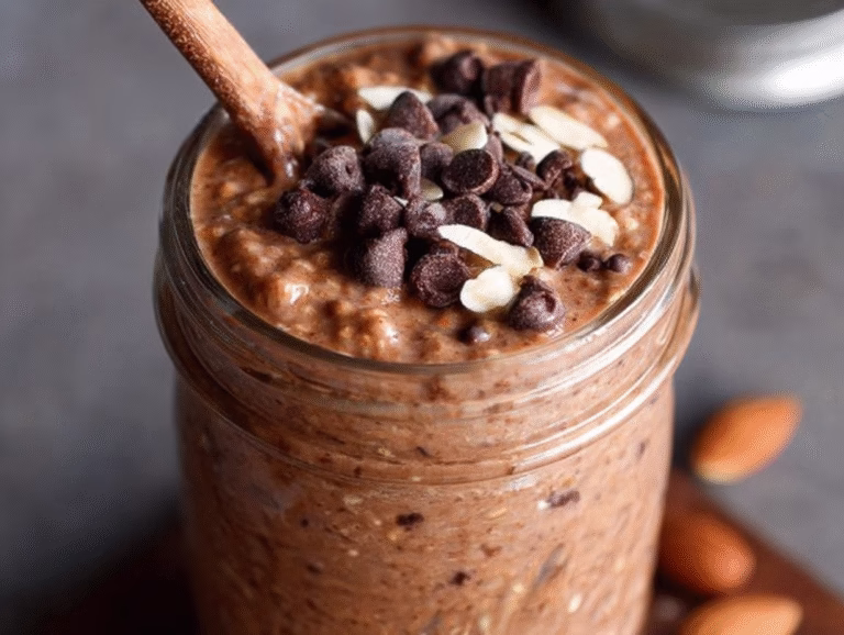 Chocolate Protein Overnight Oats: High-Protein Breakfast That Tastes Like Dessert