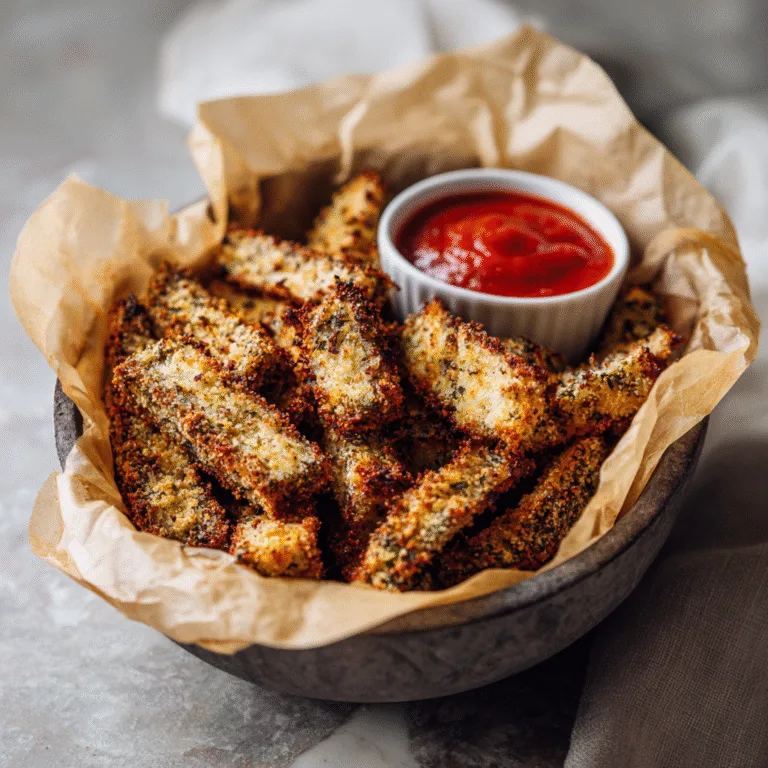 15-Minute Air Fryer Eggplant Fries