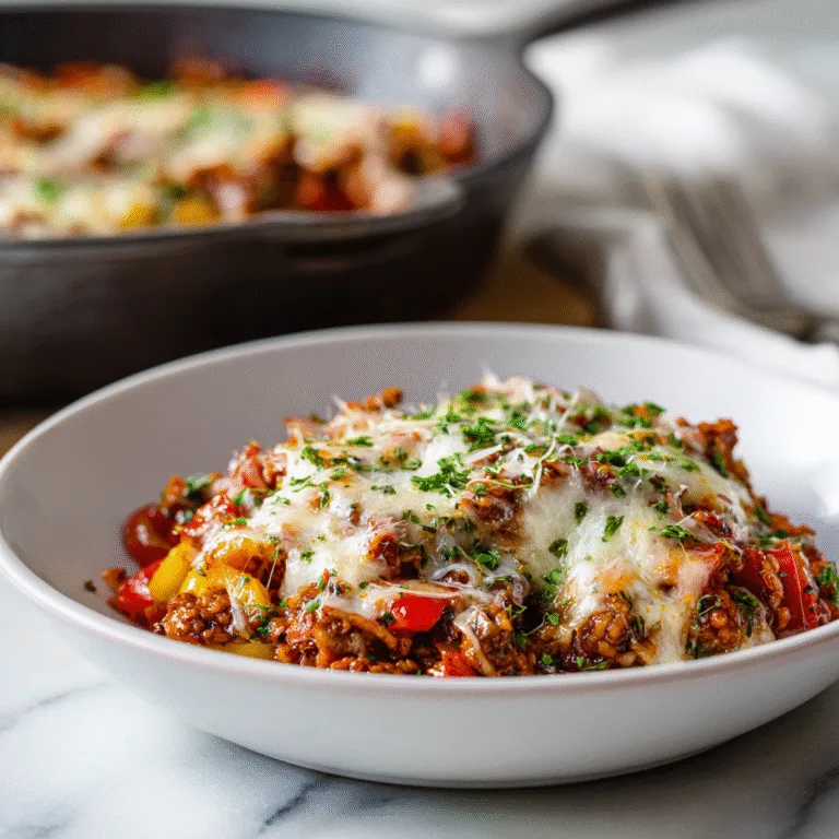 One Pot Unstuffed Pepper Skillet – All the Flavor, None of the Fuss