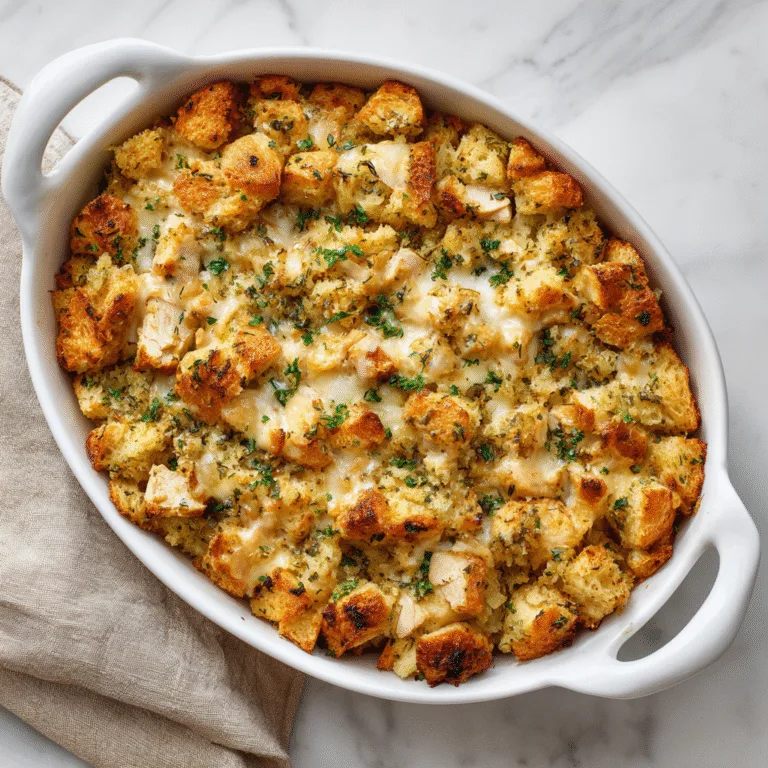 Easy Chicken & Stuffing Casserole – Thanksgiving Flavors Any Night of the Week
