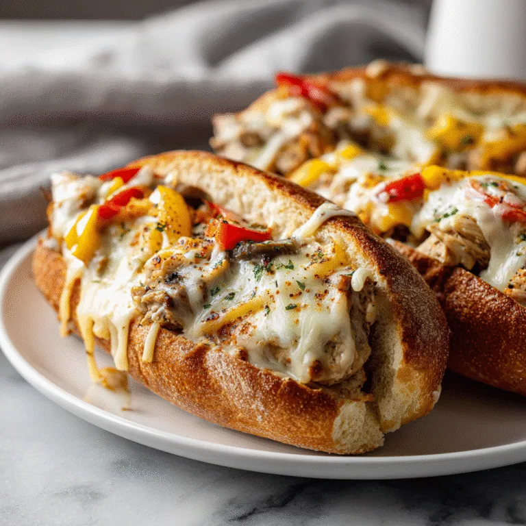 Chicken Philly Cheese Steak Sandwich: A Flavor-Packed Classic