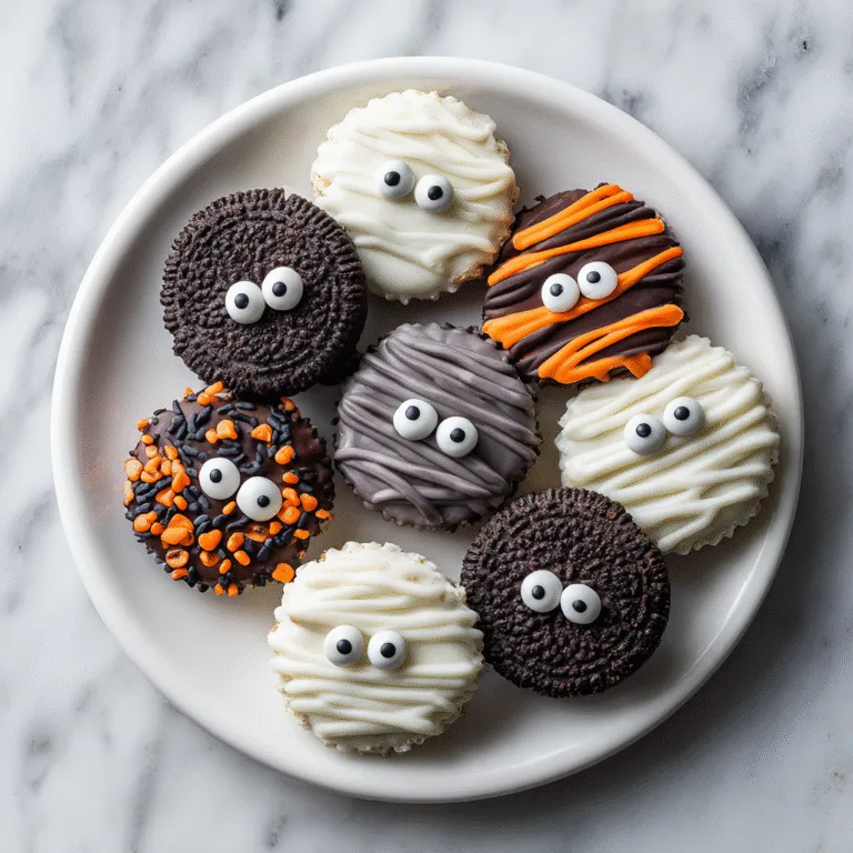 Spooky Scary Halloween Chocolate Dipped Oreo Cookies: Fun, Festive, and Freakishly Delicious