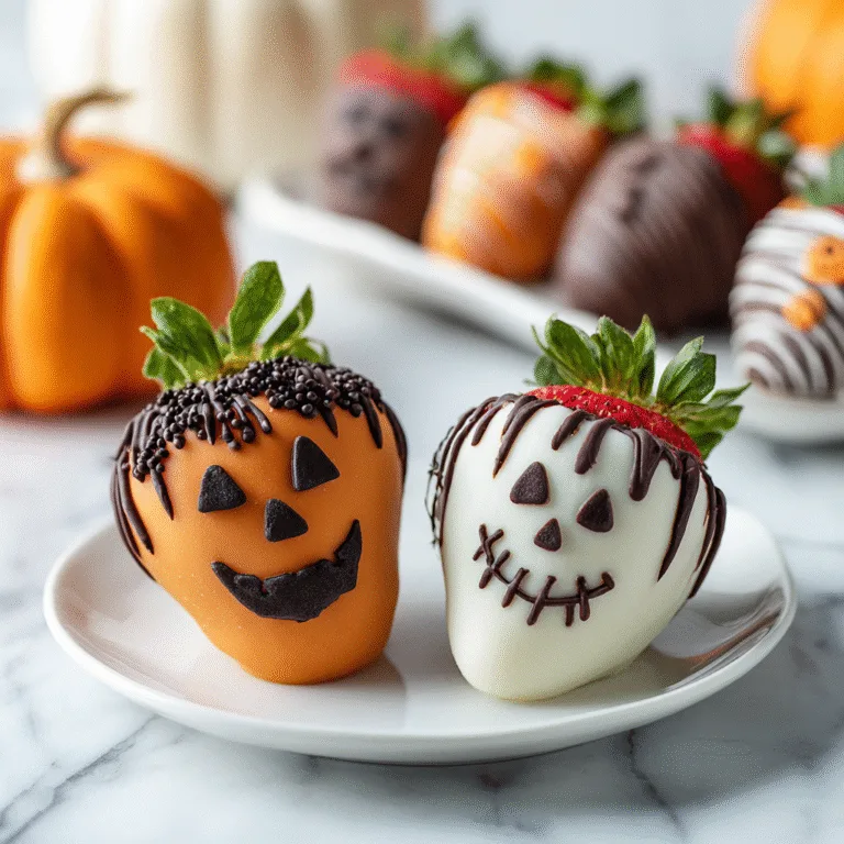 Halloween Chocolate Covered Strawberries