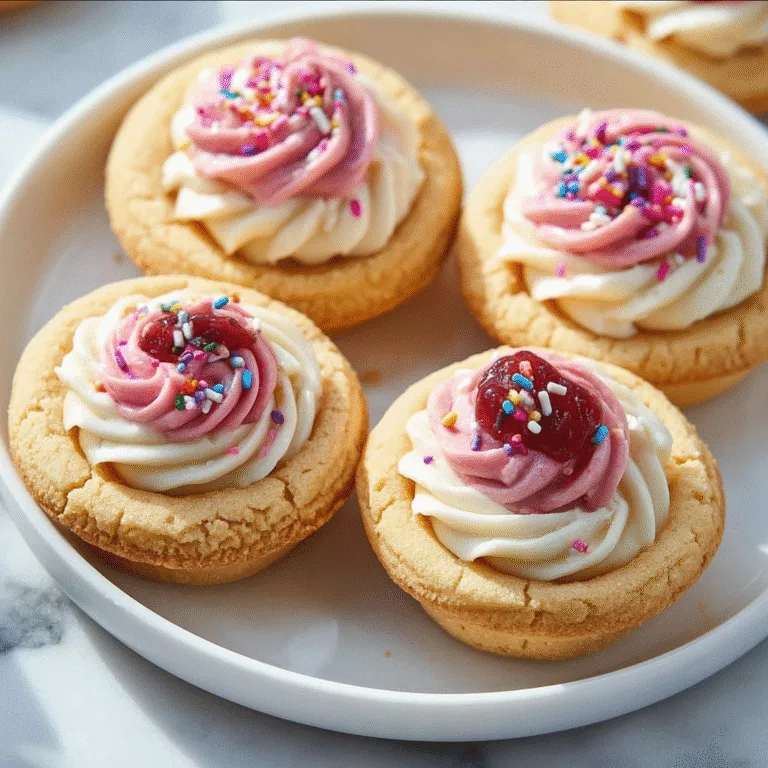 Sugar Cookie Cups – Festive Holiday Dessert