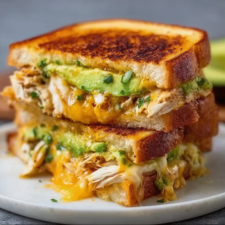 Chicken Avocado Melt Sandwich Recipe: A Healthy Twist on Comfort Food