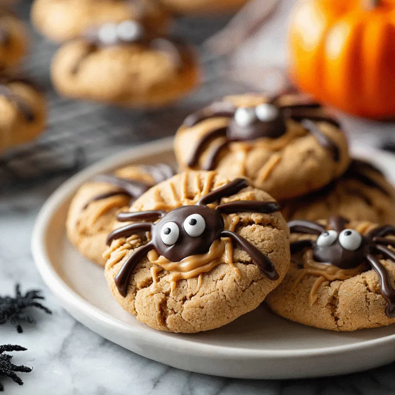 Spooktacular Halloween Peanut Butter Spider Cookies: The Perfect Creepy-Crawly Treat