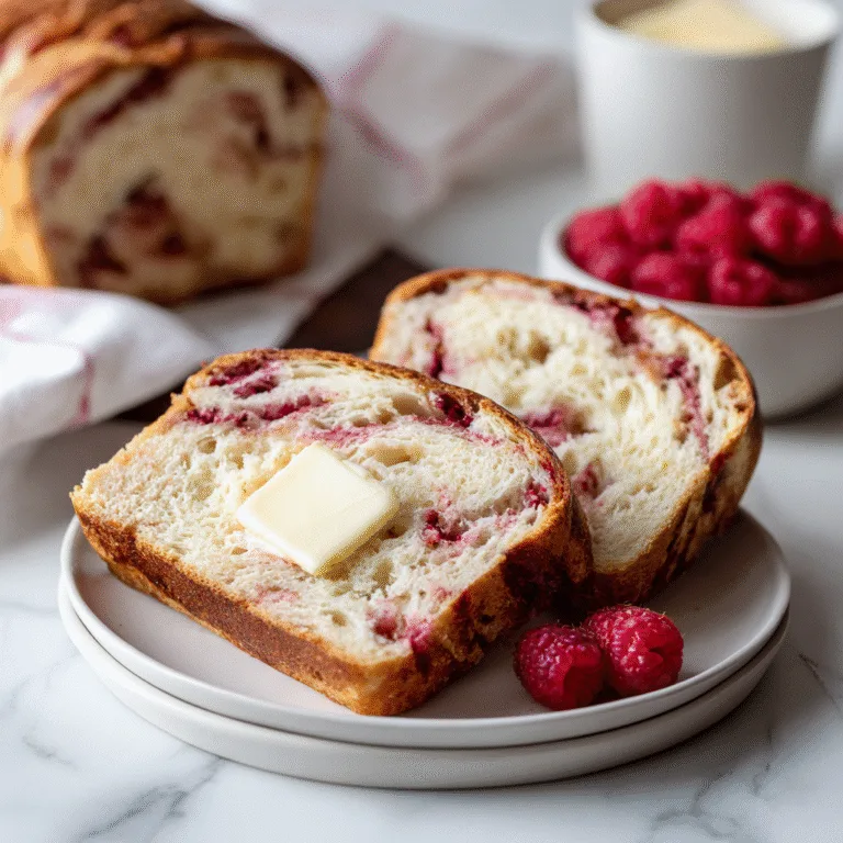 Raspberry Cheesecake Sourdough Bread – A Dreamy Fusion of Tang and Sweetness