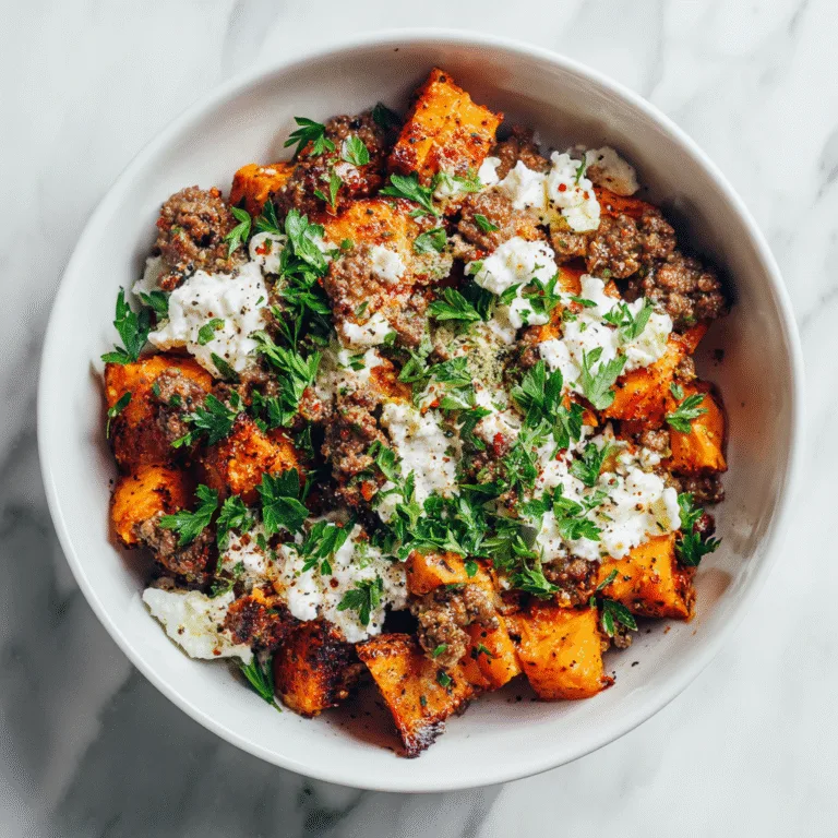 Ground Beef Sweet Potato Cottage Cheese Bowl: A Perfect High-Protein Comfort Meal