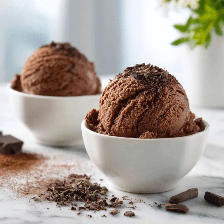 Rich & Creamy Chocolate Sorbet – The Ultimate Dairy-Free Indulgence