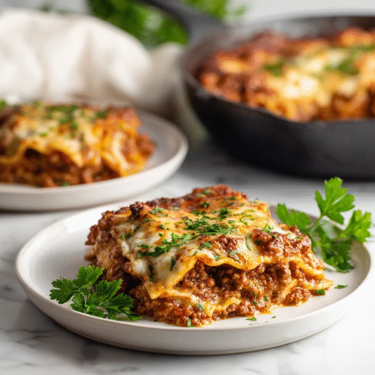 One Pot Hamburger Lasagna: A Comfort Food Classic Made Easy