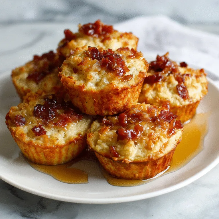 ???? Maple Bacon Pancake Muffins – The Ultimate Sweet & Savory Breakfast Bite