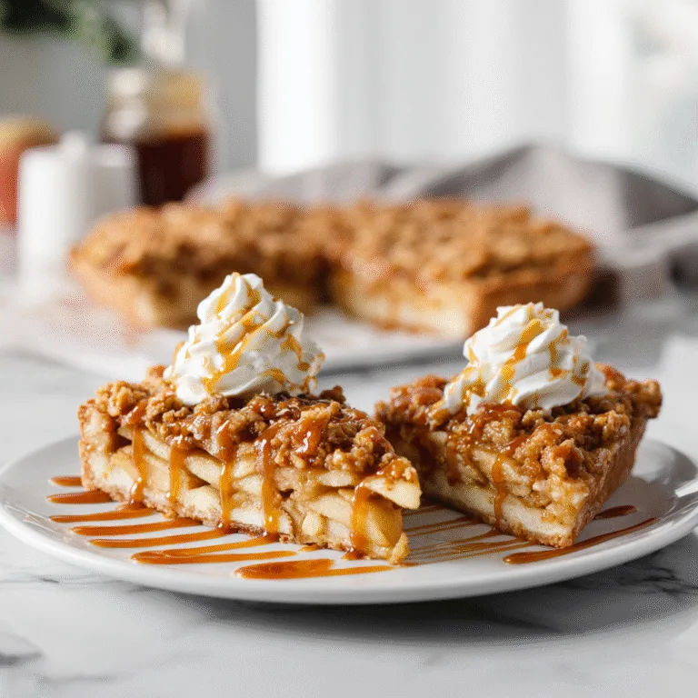 ???? Apple Crisp Pizza Dessert: The Perfect Fall Twist on a Classic Treat