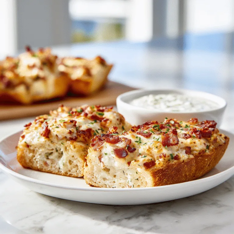 Chicken Bacon Ranch Bread – The Ultimate Cheesy Pull-Apart Comfort Food