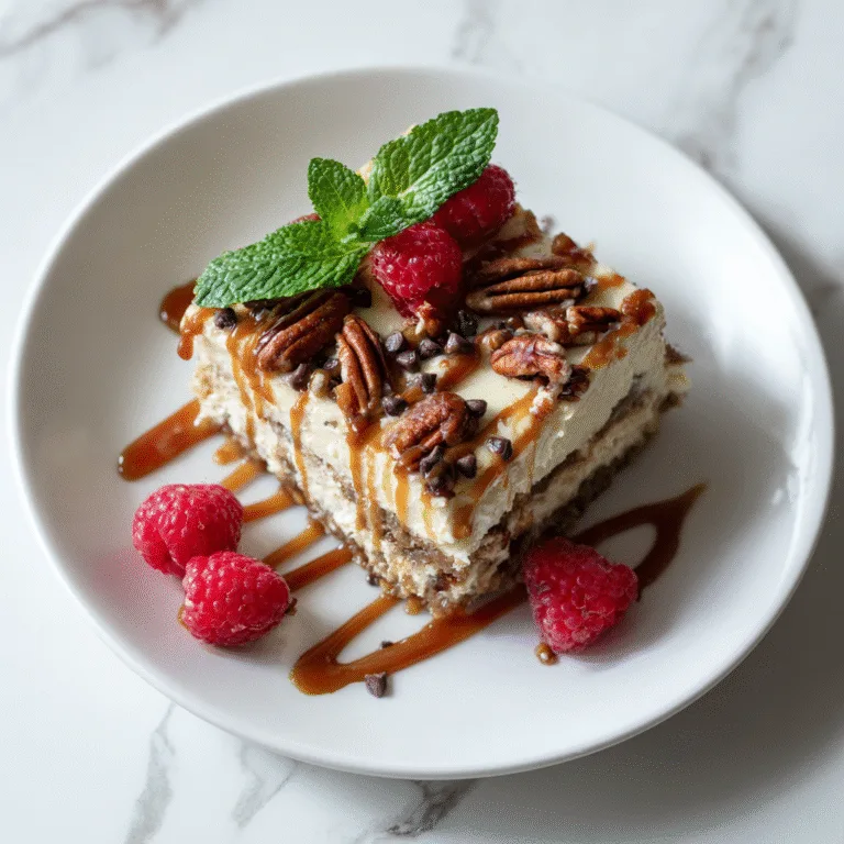 Turtle Lasagna Dessert Recipe: The Ultimate No-Bake Indulgence