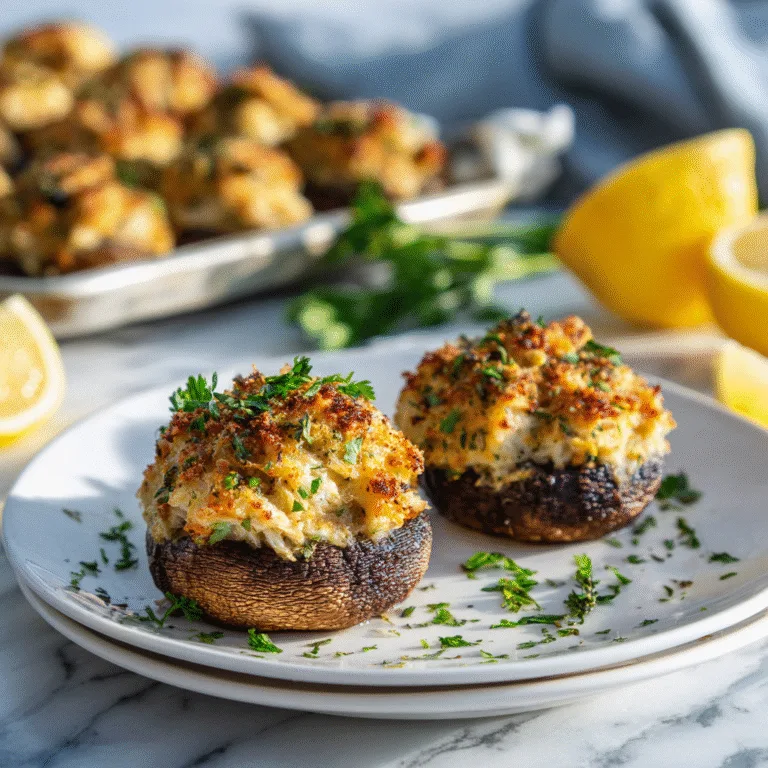 Crab Stuffed Mushrooms: A Gourmet Appetizer Made Easy