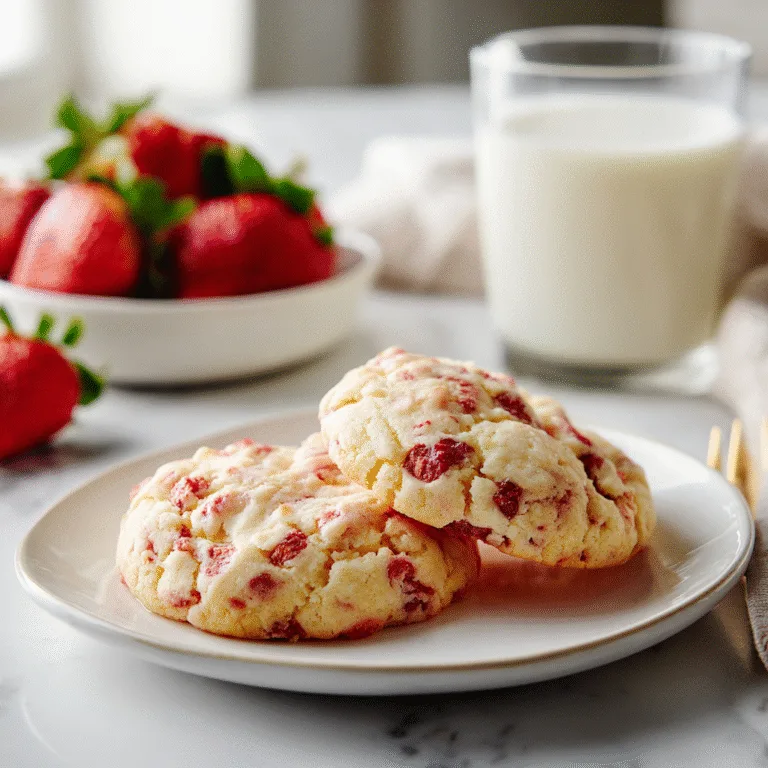 Cream Cheese Strawberry Cookies: Soft, Sweet, and Simply Irresistible