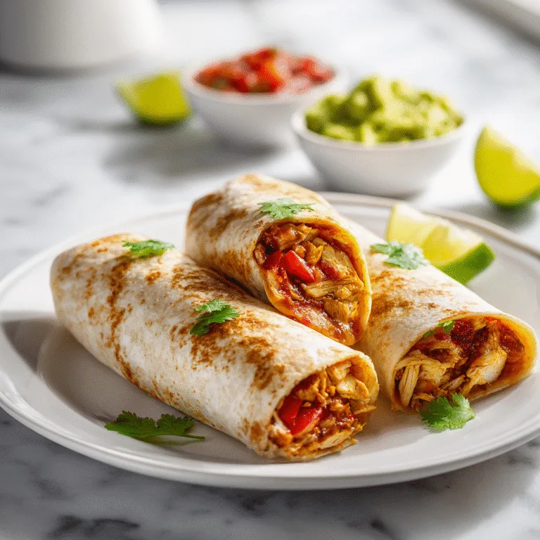 Spicy Chicken Burrito – A Flavor-Packed Mexican-Inspired Classic