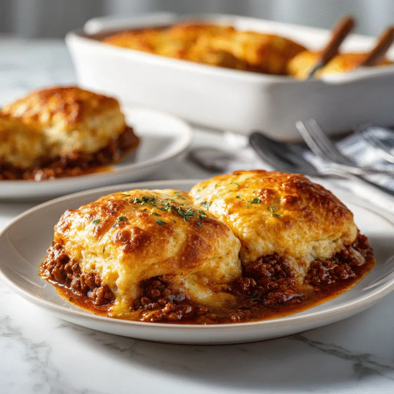 Sloppy Joe Biscuit Casserole: The Ultimate Comfort Food for Busy Families