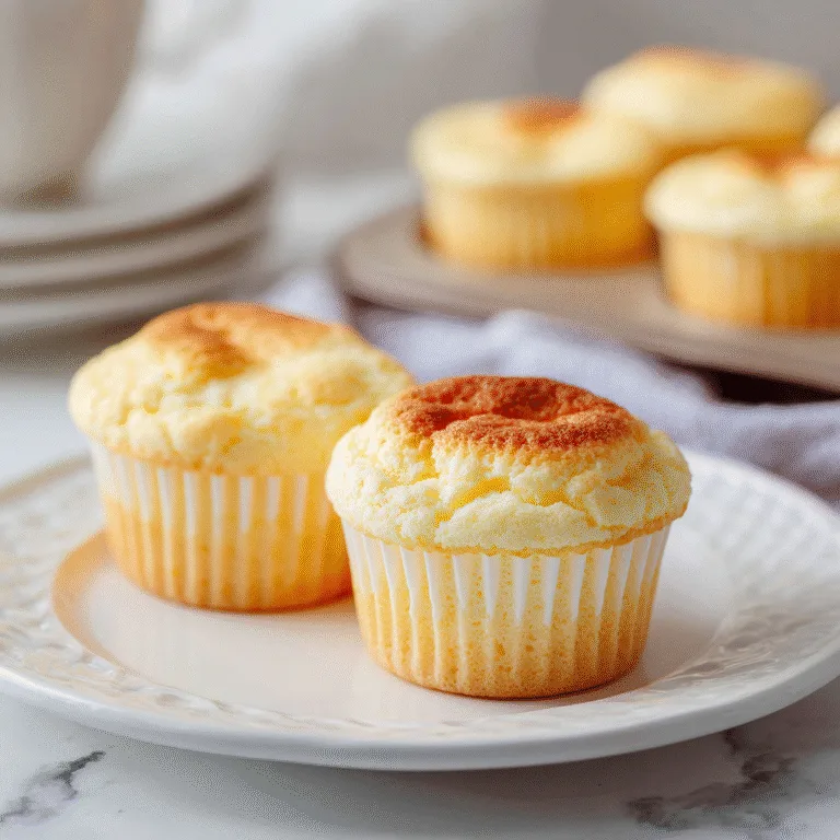 Fluffy Japanese Cotton Cheesecake Cupcakes – The Dreamiest Mini Cheesecakes You’ll Ever Bake