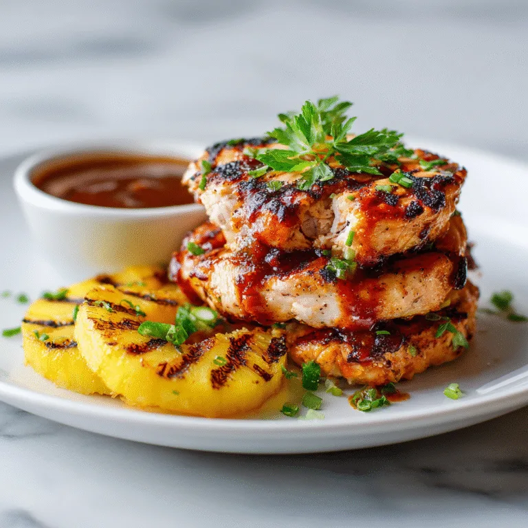 Hawaiian Huli Huli Chicken Stack: A Taste of the Islands in Every Bite ????????