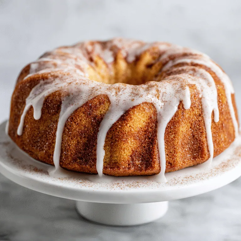 The Ultimate Cinnamon Swirl Bundt Cake Recipe: Moist, Buttery, and Irresistible