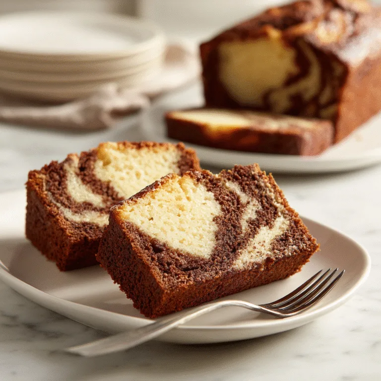 Classic Marble Cake: A Timeless Dessert for Every Occasion